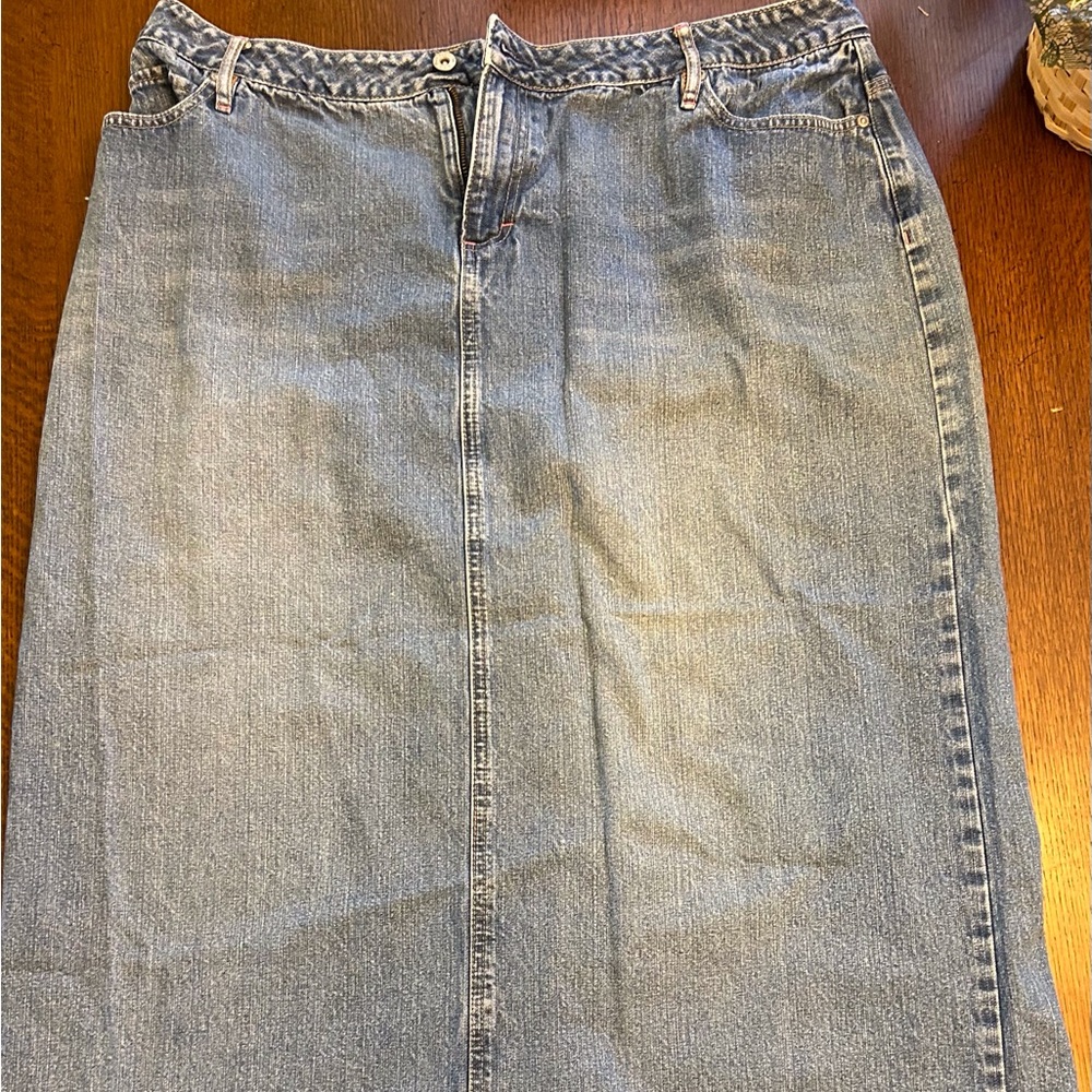 Cato Sz 20W Modest Denim Skirt